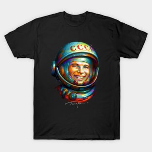 Yuri Gagarin − The First Human in Space T-Shirt